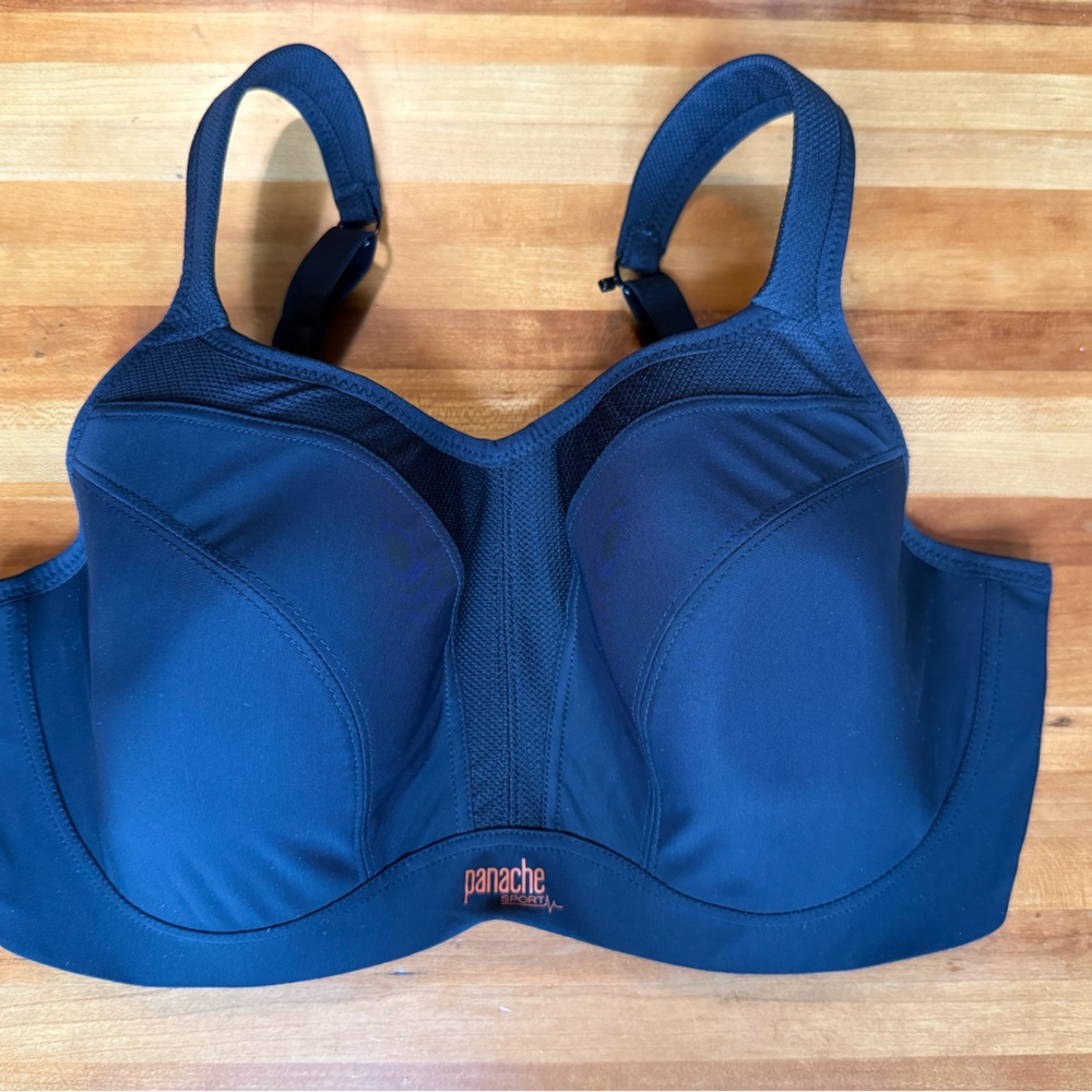 Panache Sport 5021 Black Underwire Sports Bra 32FF